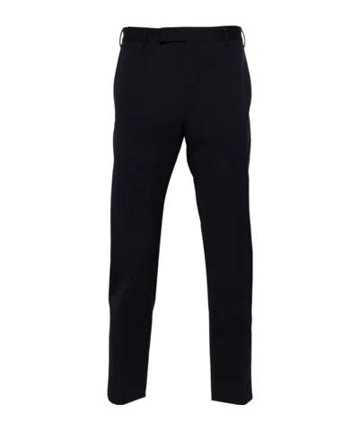 Pt01 Belt Ring Casual Pants In Black