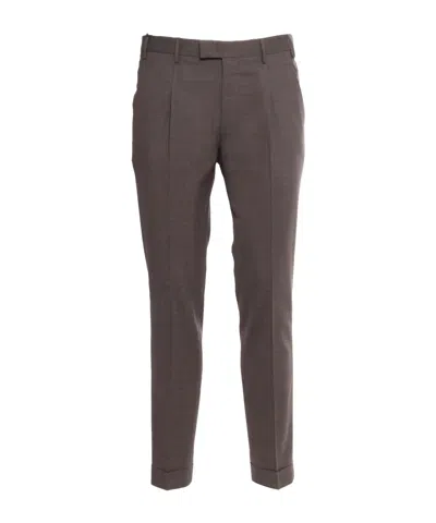 Pt01 Belt Ring Casual Pants In Black