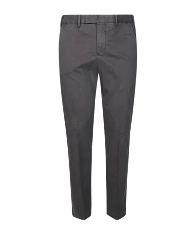 Pt01 Belt-loops Trousers In Black