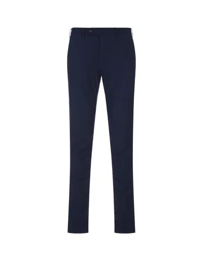 Pt01 Blue Kinetic Fabric Classic Trousers