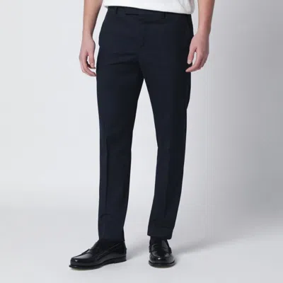 Pt01 Blue Cottonblend Trousers