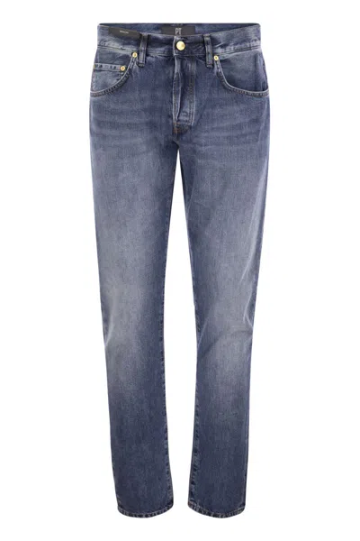 Pt01 Breakbeat - Straight-leg Jeans In Blue