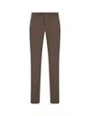 PT01 BROWN KINETIC FABRIC CLASSIC TROUSERS