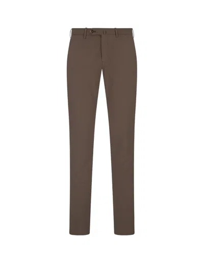 Pt01 Brown Kinetic Fabric Classic Trousers