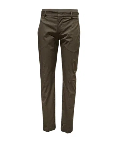 Pt01 Casual Pants With Belt Loops In Brown