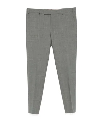 Pt01 Casual Pants With Belt Loops In Gray