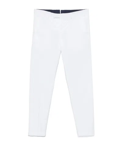 Pt01 Casual Pants With Belt Loops In White
