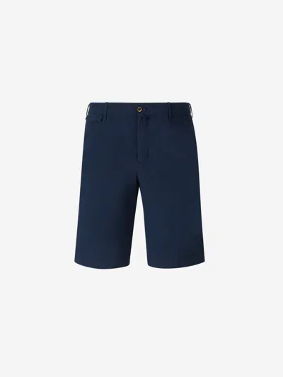 Pt01 Casual Technical Bermuda Shorts In Midnight Blue