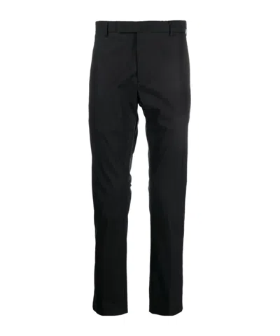 Pt01 Casual Trousers With Belt Loops In Black