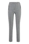 PT01 PT01 CHECKED COTTON TROUSERS