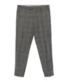 Pt01 Checked Trousers In Gray