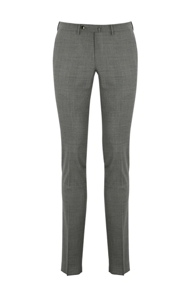Pt01 Cool Wool Trousers In Grigio