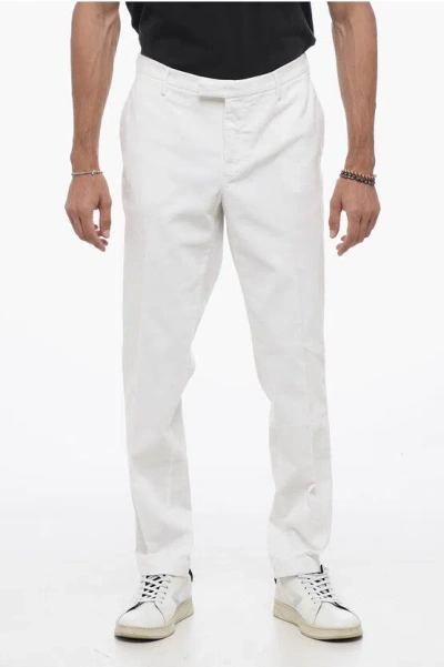 Pt01 Corduroy Chinos Pants In White