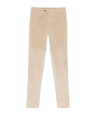 Pt01 Corduroy Trousers In Brown