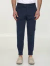 PT01 COTTON AND LINEN TROUSERS