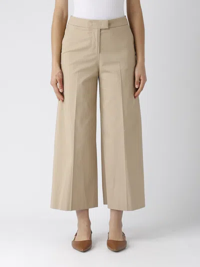 Pt01 Cotton Trousers In Corda