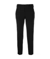 Pt01 Cropped Slim-fit Trousers In Black