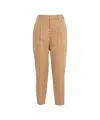Pt01 Daisy' Pleated Pants In Brown