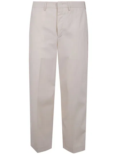 Pt01 "dandy" Regular Fit Trousers In Gray