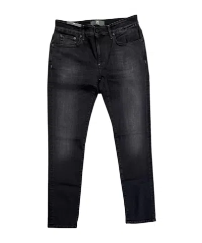 Pt01 Denim Trousers With Belt Loops In Black