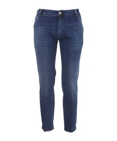 PT01 DENIM TROUSERS WITH BELT LOOPS