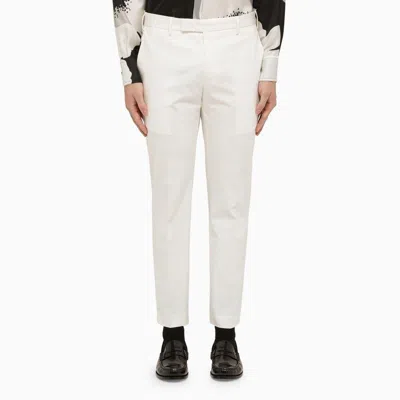 Pt01 Dieci - Cotton Trousers In White
