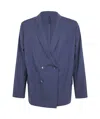 Pt01 Double Breasted Jacket In Blue