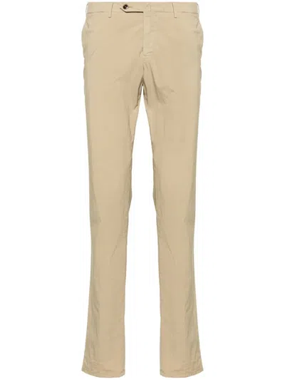 PT01 PT01 DOUBLE DYE STRETCH LIGHT POPELINE SLIM FLAT FRONT PANTS
