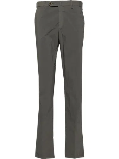 PT01 PT TORINO DOUBLE DYE STRETCH LIGHT POPLIN SLIM FLAT FRONT PANTS CLOTHING