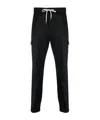 Pt01 Drawstring-waist Tapered-leg Trousers In Black