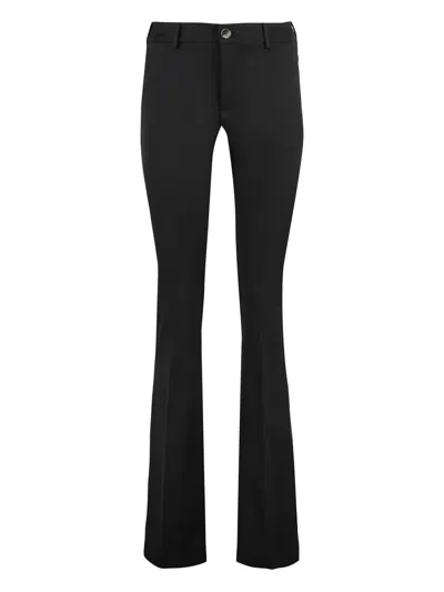 Pt01 Pt Torino Elsa Viscose Trousers In Black