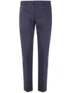 Pt01 Belt Loop Casual Pants In Blue