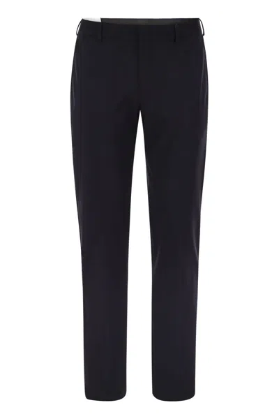 Pt01 Epsilon' Trousers In Technical Fabric In Black