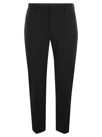 Pt01 Epsilon Trousers In Technical Fabric In Black