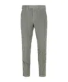 Pt01 Tailored Slim-fit Pants With Clean Waistband In Gray