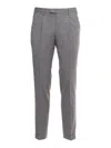 Pt01 Dieci Stretch Wool Trousers In Multi