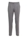 Pt01 Dieci Stretch Wool Trousers In Multicolor