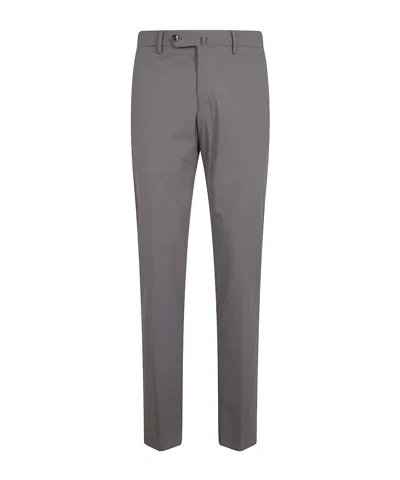 Pt01 Grey Chino Trousers In Black