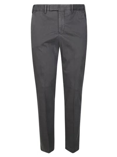 Pt01 Grey Straight Leg Chino Pants In Gray