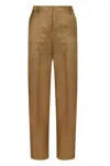 Pt01 Linen And Cotton Trousers