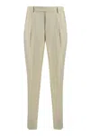 Pt01 Linen And Viscose Trousers