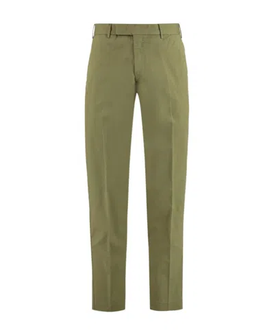 Pt01 Logo Casual Pants In Green