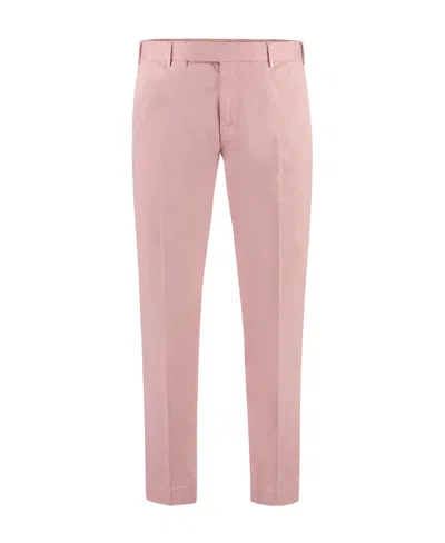 Pt01 Logo Casual Pants In Pink