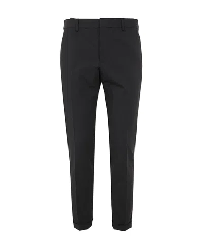 Pt01 Logo Casual Trousers In Black