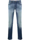 Pt01 Low-rise Straight-leg Jeans In Blue