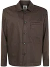 Pt01 Man Jacket Relaxed Fit Clothing In Brown