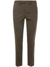 Pt01 Slim Fit Trousers In Brown