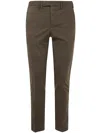 Pt01 Slim Fit Trousers In Brown