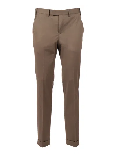 Pt01 Master Flat Front Straight-leg Pants In Black