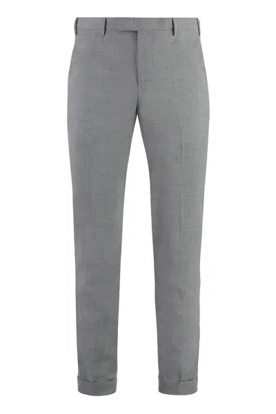 Pt01 Men's Cotton Trousers - Spring/summer 2025 In Gray